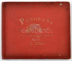 cca 1870-1880 "Panorama von Budapest", budapesti panoráma a pesti rakpartról, Klösz György...