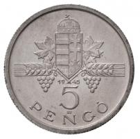 1945. 5P Al "PRÓBAVERET" jelzéssel T:1
/ Hungary 1945. 5 Pengő Al "PRÓBAVERET(TRIAL ...