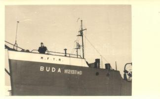 BUDA az MFTR Etele típusú áruszállító motorhajója / Hungarian cargo motor ship. photo