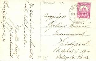 1927 Cserépfalu, utcakép, Református elemi népiskola. photo