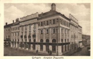 Gyöngyös, Grand Hotel Hungaria Nagyszálló. Danderer kiadása (EK)