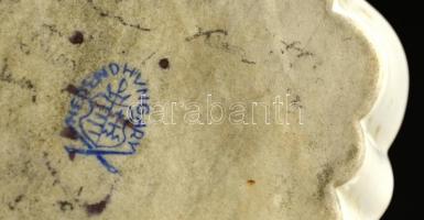 Herendi Viktória mintás porcelán tálka, kézzel festett, jelzett, hibátlan, 12x8,5 cm