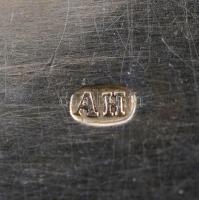 Ezüst szelence. Jelzett, mesterjegyes. / Silver box. 86 g 9x6 cm