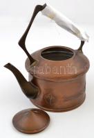 Szecessziós teamelegítő készlet, pótolt, sérült üveggel, 4 db