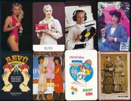 1963-2007 29 db különböző kártyanaptár Nők-hölgyek témában, közte erotikus is