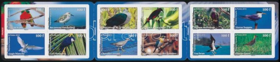 Birds self-ashesive stamp-booklet, Madarak öntapadós bélyegfüzet