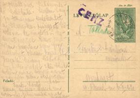 1940 Frank László tábori munkásszázados levele nejéhez a kosnai munkatáborból / Letter from the labour service camp in Cosna. Judaica