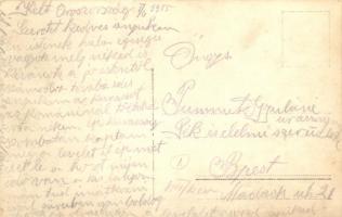 1915 Oroszország. Friss hús a tábori konyhához, katonák marhavágás közben / WWI K.u.K. soldiers at t...