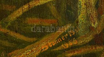 Stonner jelzéssel: Róka. Olaj, karton. keretben 32x24 cm