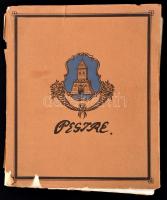 Kazinczy Ferenc: Pestre Budapest, 1929, Budapest Székesfőváros kiadása (Bp. Sz.főváros házinyomdája), 72 p. + 66 t.: Kissé szakadozott papírkötésben.