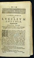 Seneca: L. Annaei Senecae Philosophi Opera Omnia. Accessit a viris doctis ad Senecam annotatorum del...