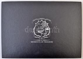 Éremtartó tálca Republic of Liberia-Moments of freedom érmék tárolására 24db férőhellyel
