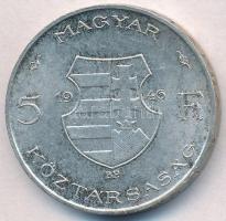 1946. 5Ft Ag "vastag Kossuth" fordított peremirattal T:1-,2 kis patina
Adamo F8