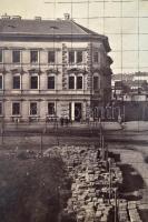 cca 1895 Szeged, Dugonics tér, Tisza Lajos körút találkozása, jobbra szemben a Feketesas utca, a fot...