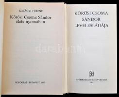 Magyar ritkaságok: Kőrösi Csoma Sándor levelesládája. + Szilágyi Ferenc: Kőrösi Csoma Sándor élete n...