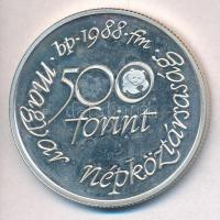 1988. 500Ft Ag "Világ vadvédelmi alap" T:1(PP)
Adamo EM100