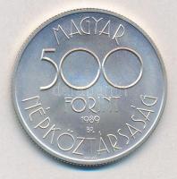 1989. 500Ft Ag "Labdarúgó Világbajnokság - Két játékos" T:BU 
Adamo EM108