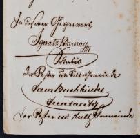 1864 Pesten kiállított Chalitza bizonyítvány. A Chalitza szertartás során a fiúgyermek nélkül maradt...