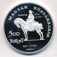 1990. 500Ft Ag "Mátyás király / Beatrix" T:PP
Adamo EM113