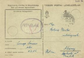 1942 Muszkaföldre lassan jár a posta. Tábori Postai Levelezőlap / WWII Hungarian military field post...