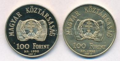 1998. 100Ft Cu-Ni-Zn "1848-49-es szabadságharc" (2xklf) T:PP,BU Adamo EM150