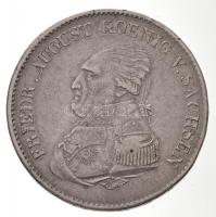 Német Államok / Szászország-Albertine 1823IGS Tallér Ag "III. Frigyes Ágost" (28,09g) T:2,2- ph. / German States / Saxony-Albertine 1823IGS Thaler Ag "Friedrich August III" (28,09g) C:XF,VF edge error Krause KM#1091