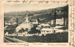 Travnik, Potur mahala / street view, church. Weiss & Dreykurs (EK)