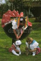 47 db modern magyar folklór motívumlap / 47 modern Hungarian folklore motive cards