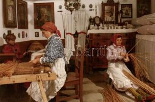 47 db modern magyar folklór motívumlap / 47 modern Hungarian folklore motive cards