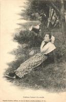 Type de Catalane / Katalán folklór / Catalan folklore - 2 db régi motívumlap / 2 pre-1945 motive car...