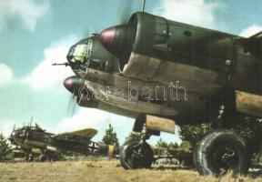 10 db modern katonai repülőgép motívumlap / 10 modern military aircraft motive cards