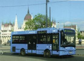 10 db modern autóbusz motívumlap, Volán, BKV, Ikarus buszok is / 10 modern autobus motive cards