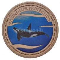 Palau 2003. 1$ Cu-Ni "Tengeri élet védelme - Ülő sellő" multicolor T:1(PP) Palau 2003. 1 Dollar Cu-Ni "Marine Life Protection - Seated Mermaid" multicolor C:UNC(PP) Krause KM#68