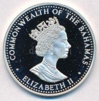 Bahamák 1997. 2$ Ag "WWF - Természet megőrzése - Spotfin Butterfly Fish és Queen Angelfish"...