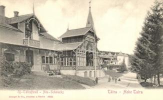 Újtátrafüred, Neu-Schmecks, Novy Smokovec; Étkező termek és szanatórium / dining halls and sanatorium