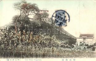 Tangshan, Coal Mines. TCV card + 1/2 cent stamp (EK)