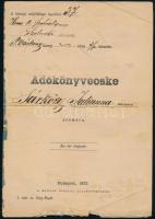 1875 Adókönyvecske