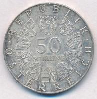 Ausztria 1974. 50Sch Ag "1200 éves a Salzburgi Dóm" T:2 patina
Austria 1974. 50 Schilling...