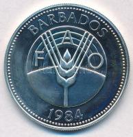 Barbados 1984. 50$ Ag "FAO - Négyszárnyú repülőhal" T:1 fo.
Barbados 1984. 50 Dollars Ag ...