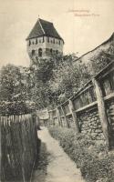 Segesvár, Schässburg, Sighisoara; Zinngiesser-Turm / torony / tower