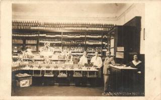 1925 Nagykanizsa, üzlet belső eladókkal. photo (EK)
