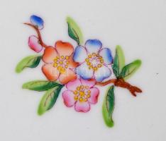 Herendi Eton mintás porcelán mély- és lapostányér, kézzel festett, jelzett, hibátlan, d: 24 cm