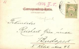 1904 Tátrafüred, Bad Alt-Schmecks, Novy Smokovec; fürdőház télen / spa in winter. photo