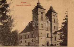 Zboró, Zborov; Rákóczi-féle vártemplom. Horovitz M. Ch. kiadása / castle church (EK)
