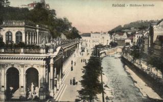Karlovy Vary, Karlsbad - 4 pre-1945 town-view postcards