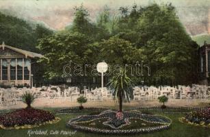 Karlovy Vary, Karlsbad - 4 pre-1945 town-view postcards