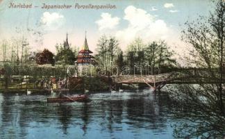 Karlovy Vary, Karlsbad - 4 pre-1945 town-view postcards