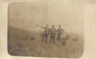 5 db régi osztrák-magyar katonai fotó képeslap / 5 pre-1945 Austro-Hungarian military photo postcard...