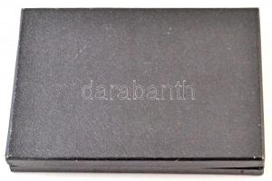 NDK ~1970-1980. "VEB Mansfeld Kombinat" 6xklf ezüstpatinázott emlékérem, eredeti tokban (4...