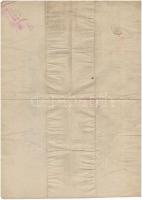 Budapest 1914. "Budapest Székesfőváros - Kötelezvény" 2400K-ról szelvényekkel (2x) + 1941....